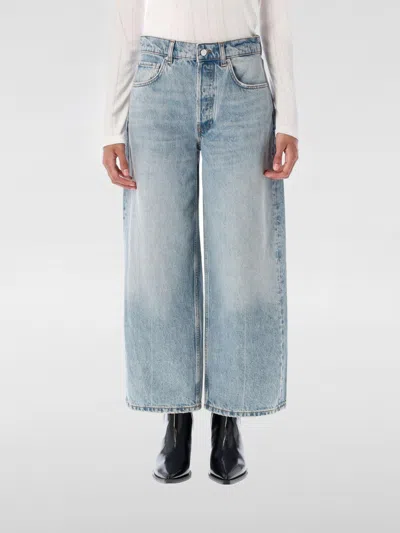 Anine Bing Benson Mid-rise Straight-leg Jeans In Blue