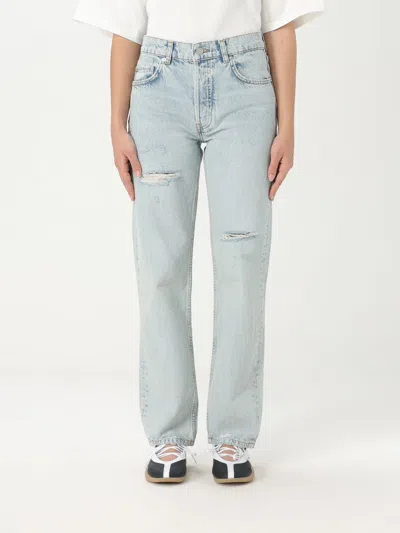 ANINE BING JEANS ANINE BING WOMAN COLOR BLUE,G79735009