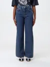 Anine Bing Manon Wide-leg Jeans In Blau