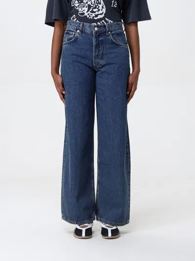 ANINE BING JEANS ANINE BING WOMAN COLOR BLUE,G79737009