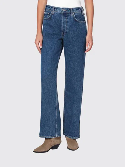 ANINE BING JEANS ANINE BING WOMAN COLOR DENIM,H72814028