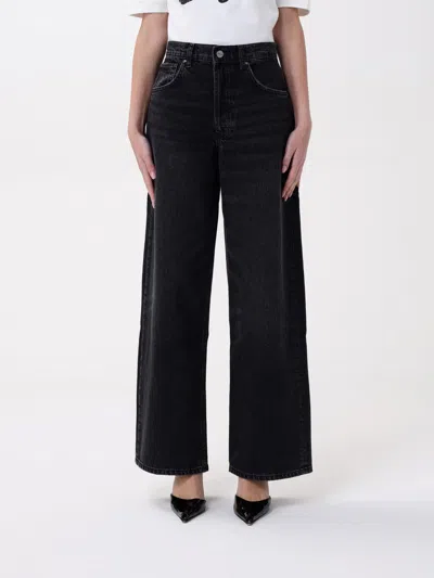 Anine Bing Manon Mid Rise Boyfriend Jeans In Grey