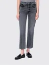 Anine Bing Cotton Jeans In Gray