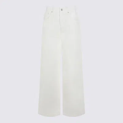 Anine Bing Jeans Beige In White