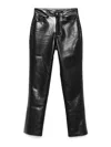 Anine Bing Bruno Trou Bruno Straight Leg Trouserssers In Black