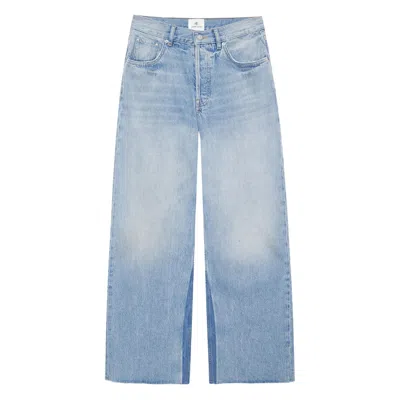 Anine Bing Denim Straight-leg Jeans In Blue