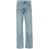 Anine Bing Benson Jean In Repair Indigo In Blue