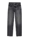 Anine Bing Denim Straight-leg Jeans In Grey