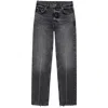 Anine Bing Denim Straight-leg Jeans In Grey