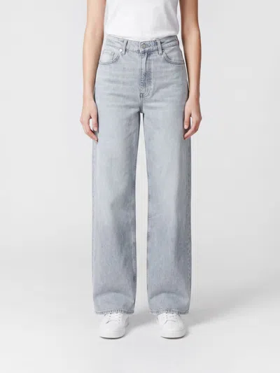Anine Bing Jeans Woman Color Grey In Gray