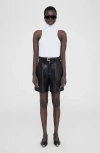 Anine Bing Jennie Jersey Tank Top In White