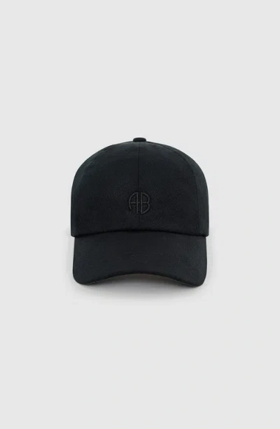 Anine Bing Jeremy Baseball Cap In Black