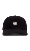 Anine Bing Jeremy Baseball Cap In 黑色