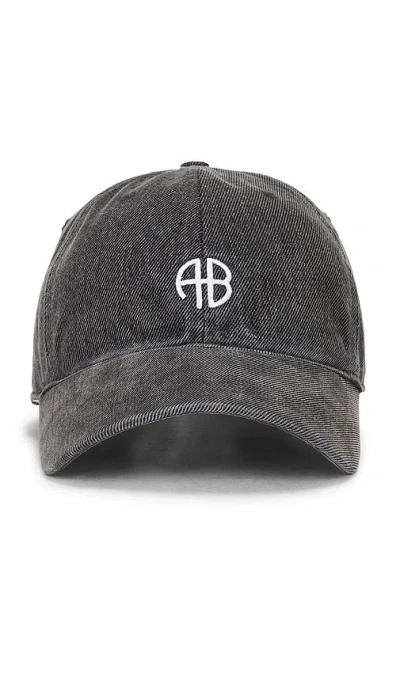 Anine Bing Jeremy Baseball Cap In Black