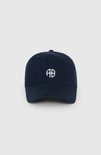 Anine Bing Jeremy Baseball Cap In Blue