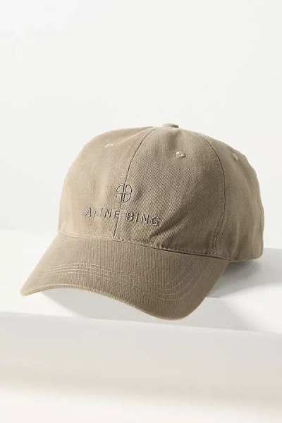 Anine Bing Jeremy Baseball Cap In Green