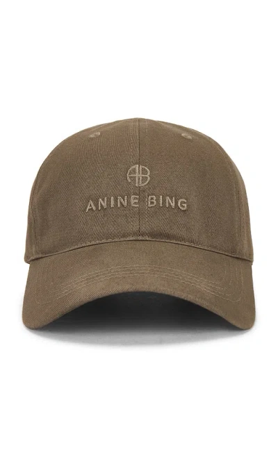Anine Bing Jeremy Baseball Cap In Brown