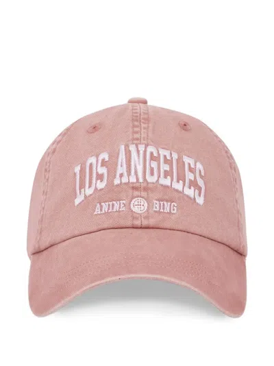 Anine Bing Jeremy Baseball Cap Los Angeles University In White