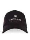 Anine Bing Jeremy Baseball Cap In Black In Nero