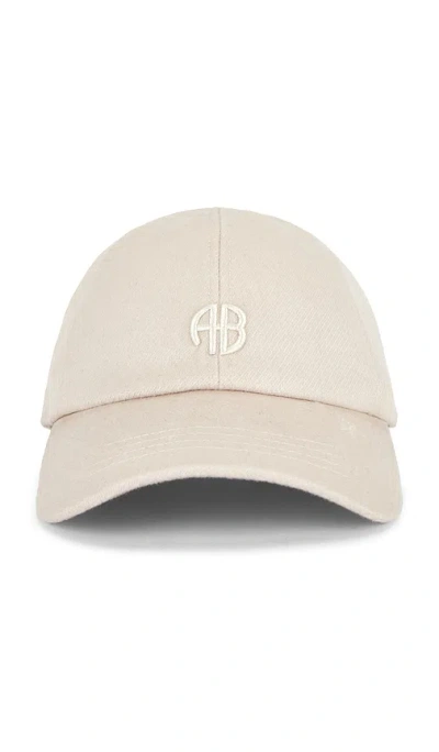 Anine Bing Jeremy Baseball Cap In Sand