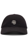 Anine Bing Jeremy Baseball Cap In Vintage Black