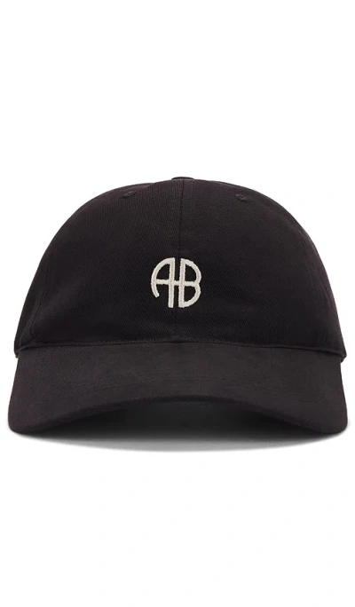 Anine Bing Jeremy Baseball Cap In Vintage Black