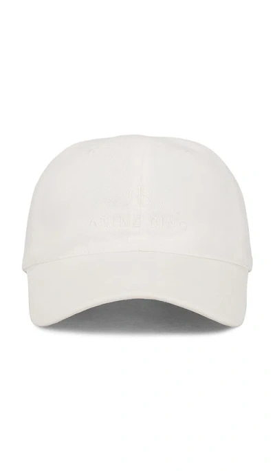 Anine Bing Jeremy Baseball Cap In White