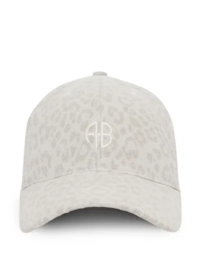 Anine Bing Jeremy Leopard-pattern Baseball Cap In Neutral
