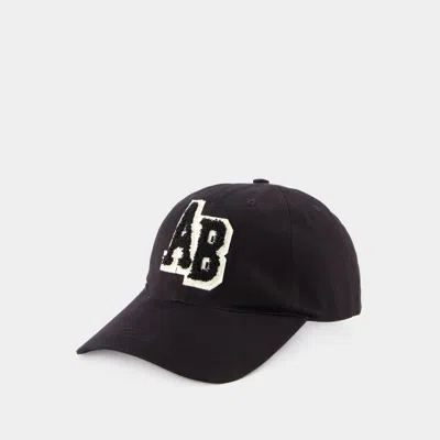 Anine Bing Jeremy Letterman Cap -  - Cotton - Black