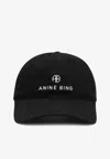 Anine Bing Jeremy Baseball Cap In Black