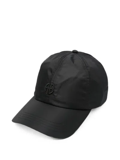 Anine Bing Jeremy Logo-embroidered Baseball Cap In Black