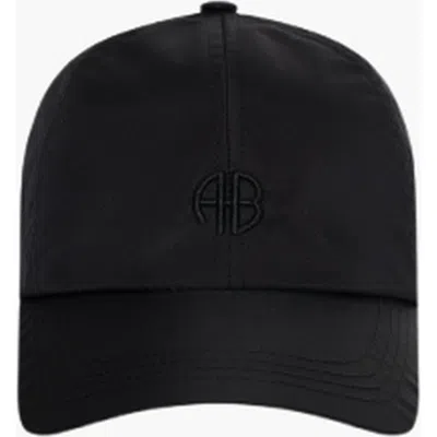 Anine Bing Jeremy Nylon Ab Baseball Cap In Black