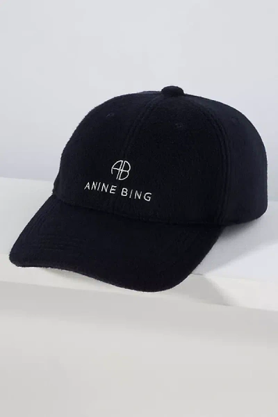 Anine Bing Jeremy Wool Baseball Cap In Blue