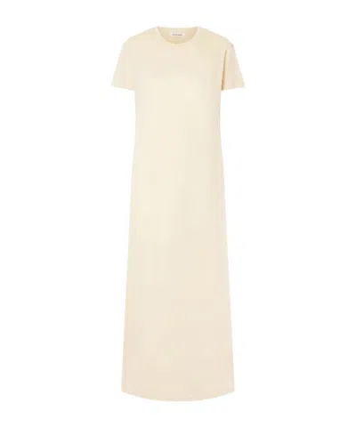 Anine Bing Jersey Maxi Dress In Neutral
