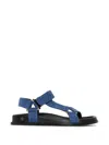 Anine Bing Jess Hardware Ankle-strap Sandals In Blue