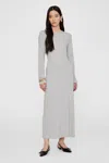 Anine Bing Jo Maxi Dress In Grey