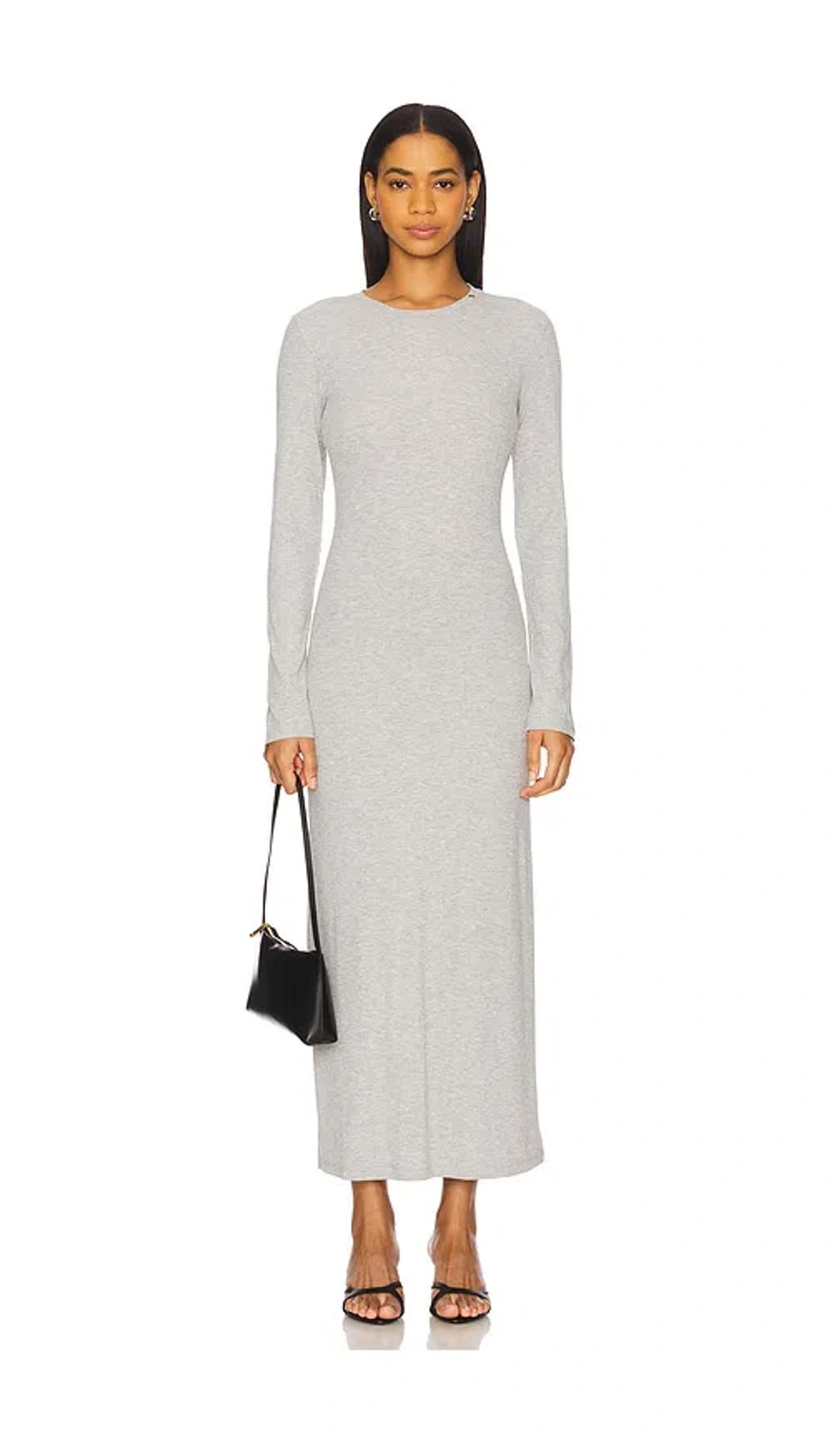 anine bing maxi dress ANINE BING Laurel silk-blend satin maxi dress