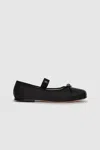 Anine Bing Black Jolie Ballerina Flats In Black