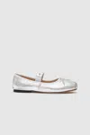 Anine Bing Jolie Flat Shoes In Silver