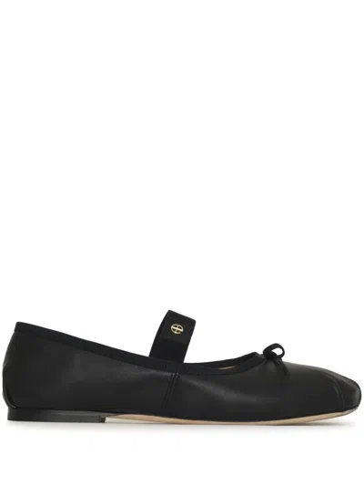 Anine Bing Black Jolie Ballerina Flats