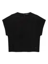 Anine Bing Jollie Top In Black Crinkle In Black