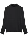 Anine Bing Josephine Blouse In Black