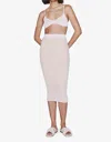 Anine Bing Julian Skirt In Ivory And Camel In White