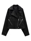 Anine Bing Julie Leather Jacket In Black