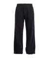 Anine Bing Kacey Monogram Track Pants In Black