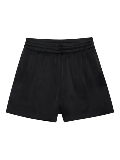 Anine Bing Kam Elasticated-waist Shorts In Black