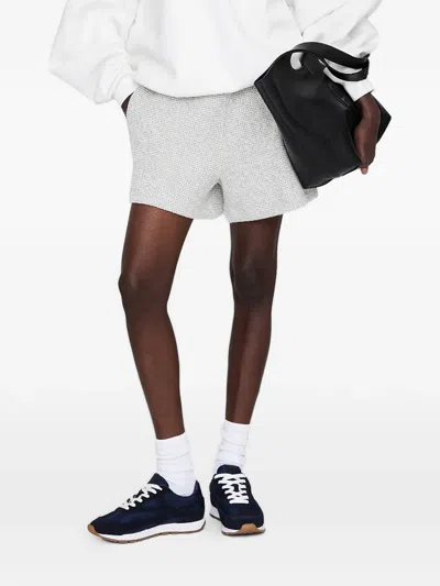 Anine Bing Kam Shorts Mit Monogramm In Gray