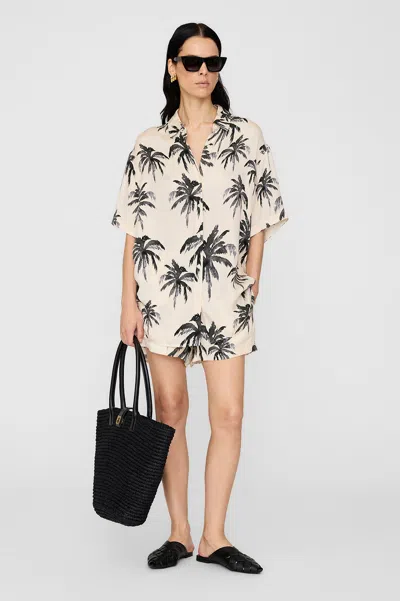 Anine Bing Kam Short - Black Palm M