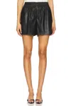 Anine Bing Kam Shorts In Black Polyester