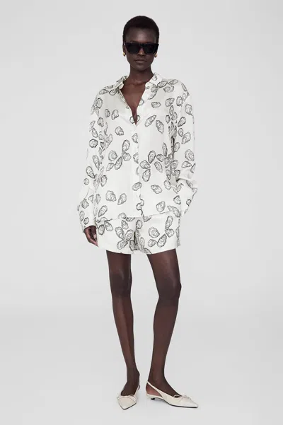 Anine Bing Kam Short In Bone Oyster